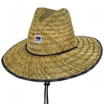 Alton Rush Straw Lifeguard Hat - Tan