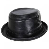 Lambskin Leather Bucket Hat