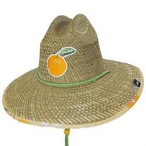 Squeeze Straw Lifeguard Hat