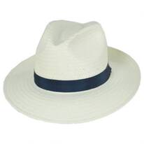 Rothney Raindura Straw Fedora Hat