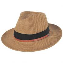 Denney Toyo Straw Blend Fedora Hat