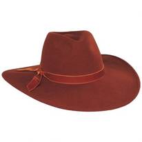 Calista Wide Brim Wool Felt Fedora Hat