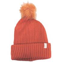 Alison Faux Fur Pom Knit Beanie Hat