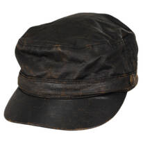 B2B Jaxon Hats Weathered Cotton Army Cadet Cap