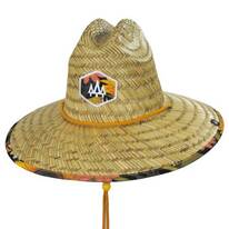 Woodstock Straw Lifeguard Hat