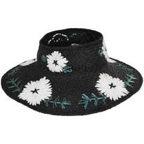 Fleur Raffia Straw Crownless Sun Hat