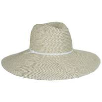 Harper Braided Toyo Straw Fedora Hat - White