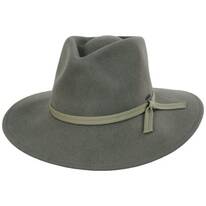 Joanna Packable Wool Felt Fedora Hat - Taupe