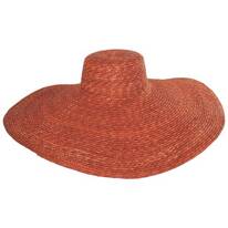 Milan Wide Brim Wheat Straw Boater Hat