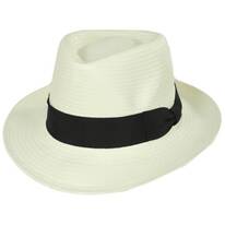 Desi Toyo Straw Fedora Hat