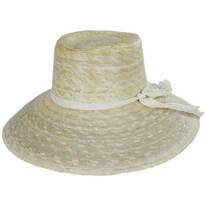 Gambler Palm Straw Lampshade Hat