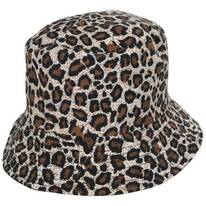 Leopard Fabric Reversible Bucket Hat