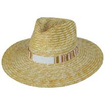 Tulum Wheat Straw Fedora Hat