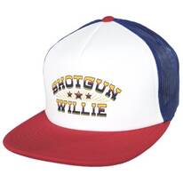 Willie Nelson Shotgun MP Mesh Trucker Snapback Baseball Cap