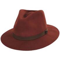 Messer Packable Wool Felt Fedora Hat