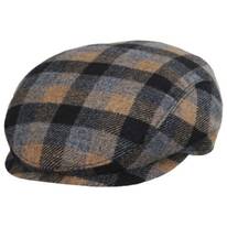Check Plaid Wool and Cashmere Ivy Cap