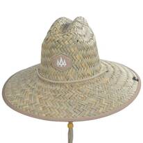 Mocha Straw Lifeguard Hat