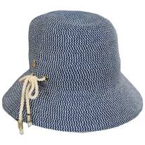 Edwina Toyo Straw Bucket Hat