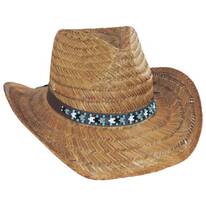 Callie Rush Straw Western Hat