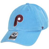 Philadelphia Phillies MLB Clean Up Strapback Baseball Cap Dad Hat
