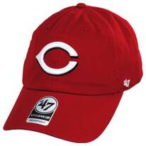 Cincinnati Reds MLB Clean Up Strapback Baseball Cap Dad Hat
