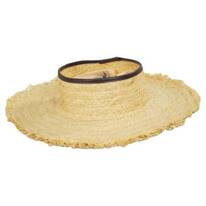 Porto Heli Raffia Straw Crownless Sun Hat