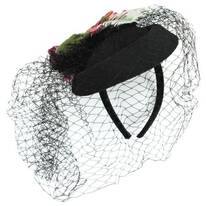 Secret Garden Velvet Fascinator Hat