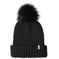 Dillon Pom Pom Knit Beanie Hat - Black