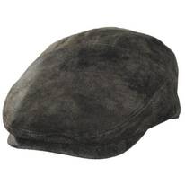 Ivy Weather Leather Duckbill Flat Cap
