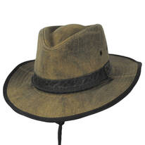 Buckthorn Weathered Cotton Canvas Outback Hat - NEEDS NEW IMAGES