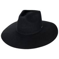 Primrose Wool Felt Wide Brim Fedora Hat
