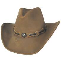 Roxbury Leather Western Hat