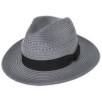 Eli Two-Tone Vented Poly Braid Fedora Hat