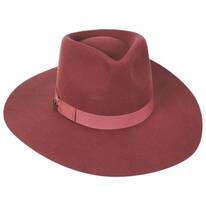Vintage Couture Celebration Wool Felt Rancher Fedora Hat