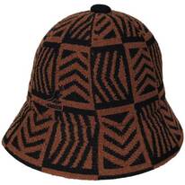 Network Jacquard Casual Bucket Hat