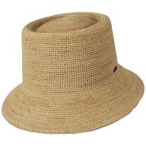 Ellee Raffia Straw Bucket Hat
