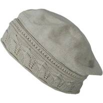 Mikaela Cotton Knit Slouchy Beanie Hat