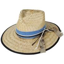 Corazon Palmilla Straw Fedora Hat